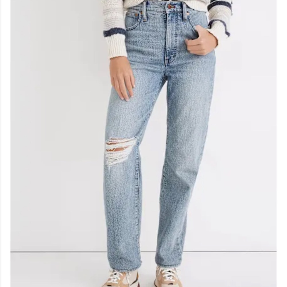 Madewell Light Blue The Perfect Vintage Straight Leg Jeans